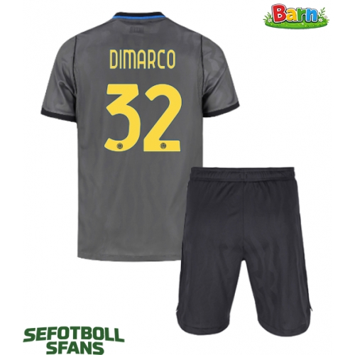 Inter Milan Federico Dimarco #32 Tredjeställ Barn 2026-27 Kortärmad (+ Korta byxor)